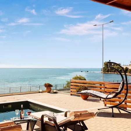 וילה Seaside Summer Bliss - Aurora Luxury Pool Paradise Petalídhion